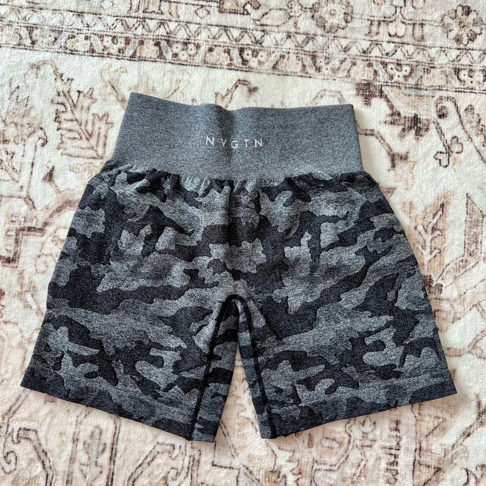 NVGTN Gray Camo Shorts